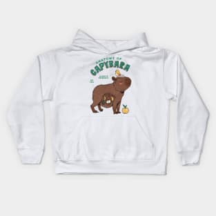 Anatomy of a Capybara Kids Hoodie